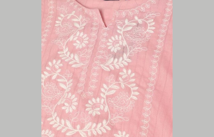 Embroidered Straight Kurta