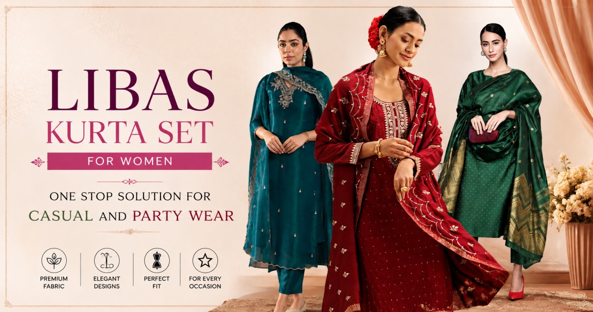 Libas Kurta Set for Women: One Stop Solution for Casual and Party Wear 